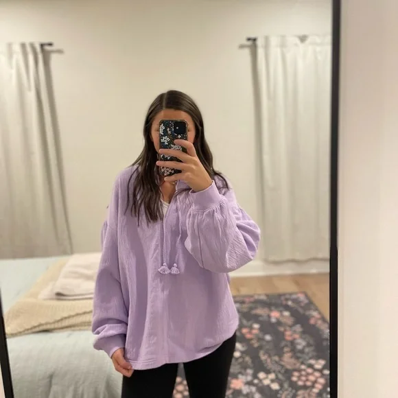 Aerie Easy Street Pullover - Picture 1 of 8